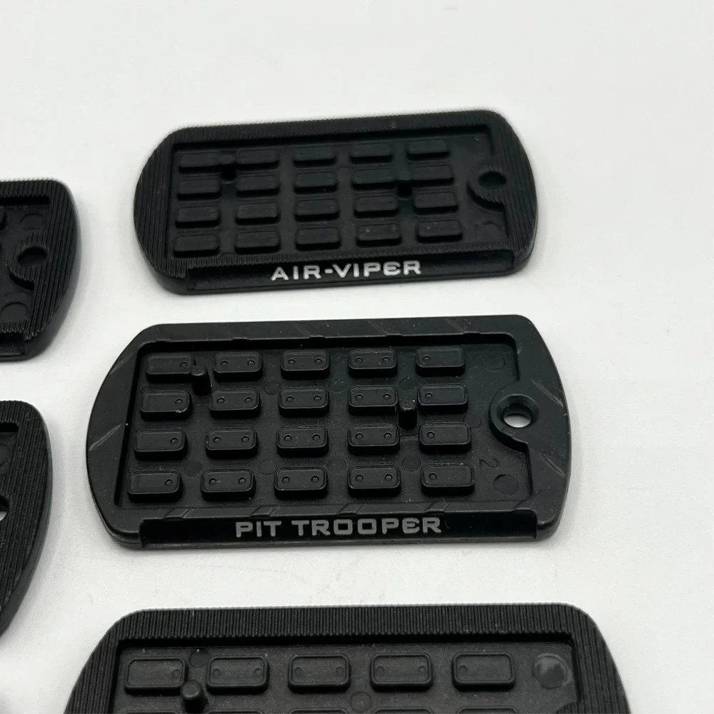 GI Joe COBRA Figure Dog Tag Display Stand Base x 8 Baroness COBRA EEL 2009 - Picture 6 of 7